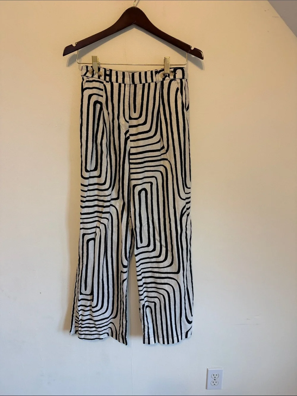 MANGO linen pants